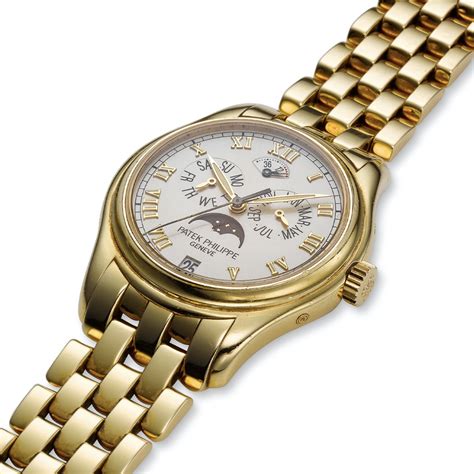 patek philippe 18k yellow gold w yellow gold brac|Patek Philippe Annual Calendar 5036/1J 18K Yellow Gold / Bracelet.